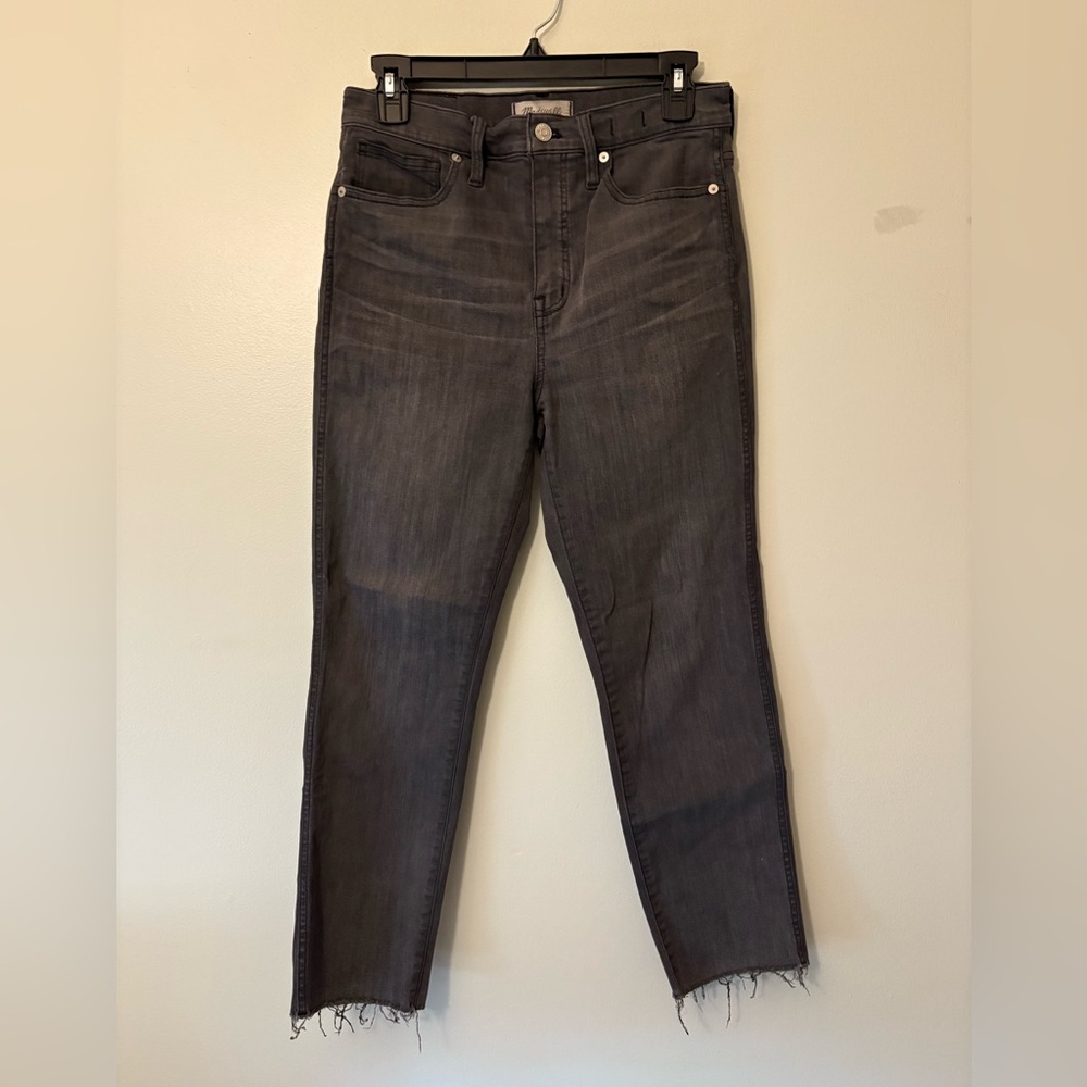 Madewell Women's Stovepipe Jeans - Dark Gray